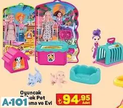 OYUNCAK BEBEK PET EVİ OYUNCAK BEBEK PET EVİ